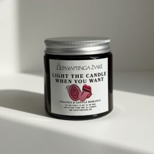 MOOD Scented Candle 120ml "Light the candle when you want oral" – optional custom text inside