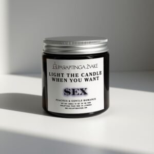 MOOD Scented Candle 120ml "Light the candle when you want $EX" – optional custom text inside