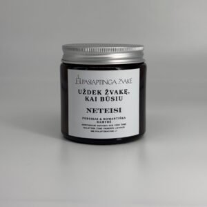 MOOD Scented Candle 120ml "Light this candle when you're wrong" – optional custom text inside