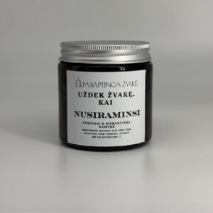 MOOD Scented Candle 120ml "Light this candle when you've calmed down" – optional custom text inside