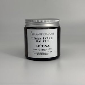 MOOD Scented Candle 120ml "Light this candle when you're sad" – optional custom text inside