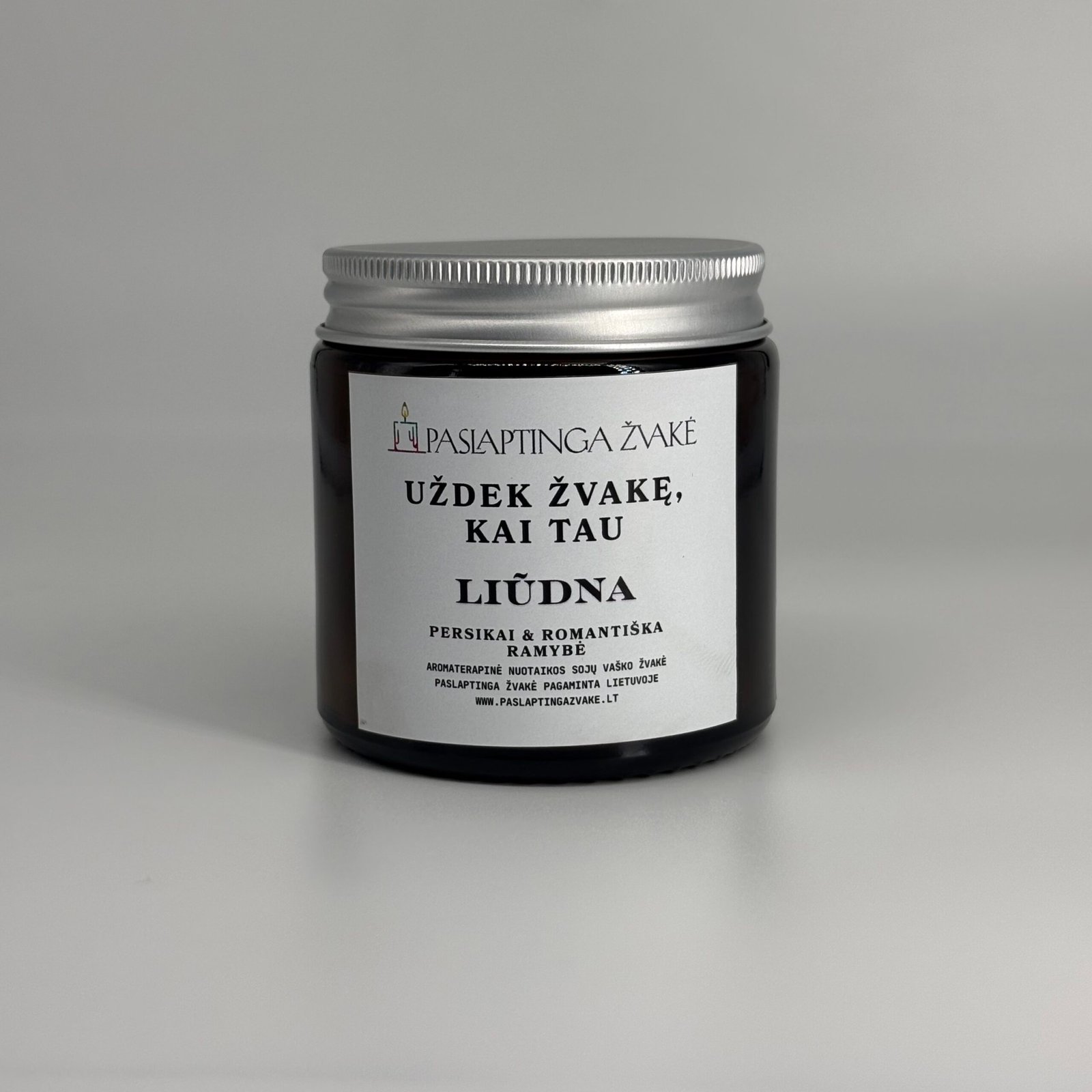 MOOD Scented Candle 120ml "Light this candle when you're sad" – optional custom text inside